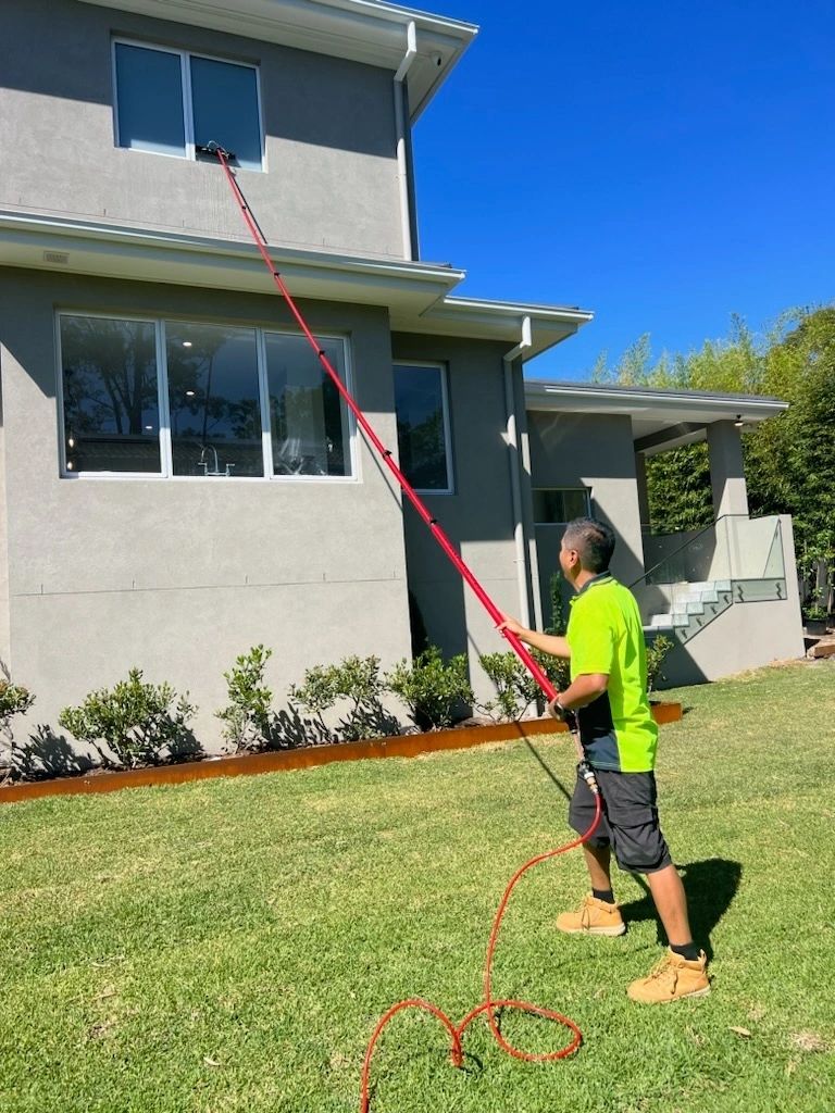 Professional window cleaning at North Turramurra